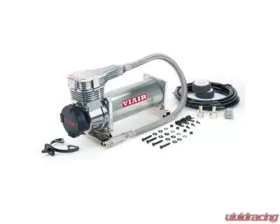 VIAIR 485C 200 PSI Stealth Black Compressor Kit (Gen 2) w/ Matte Black Filter, 3/8" Port (12V, 100% Duty @ 200 PSI) - 48502