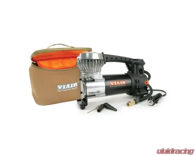 VIAIR 85P Portable Compressor Kit (12V, 60 PSI, for Up to 31" Tires, w/ Twist-on Tire Chuck) - 85