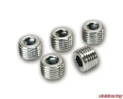 VIAIR 1/4" NPT M Plugs, 5 Piece Pack - 90003