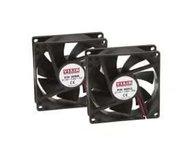 VIAIR Viair IP68 Rated 12V Cooling Fan, 80mm x 80mm x 25mm, 3800 RPM, CE