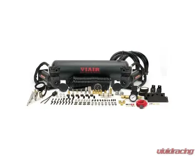 VIAIR Dual Stealth Black 480C Onboard Air System (200 PSI, 3.53 CFM, 40 Amp, 12V, 2.5 Gal. Tank) - 20022