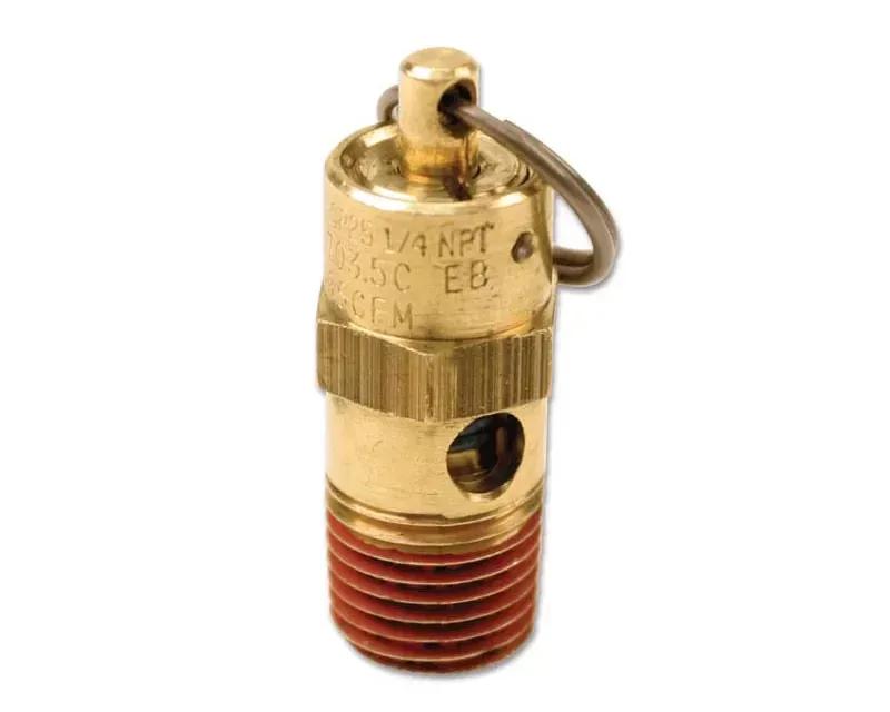 VIAIR 250 PSI Hi-Temp Rated Safety Valve (1/4" M, NPT) - 92250