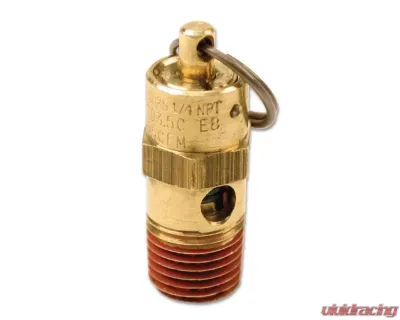 VIAIR 155 PSI Hi-Temp Rated Safety Valve (1/4" M, NPT) - 92155