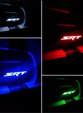 X Lume Chrysler 300 3D Illuminated SRT Emblems For 12-14 Chrysler 300 RGB Color Shift W/RF                                     - 300srt-CS-RF - Image 2