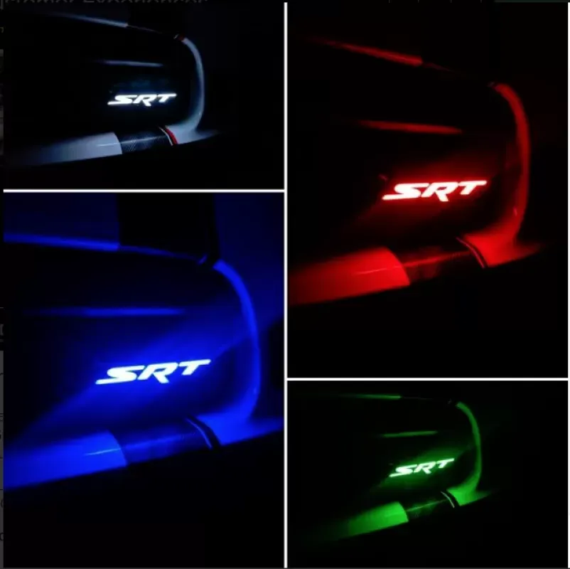 X Lume Chrysler 300 3D Illuminated SRT Emblems For 12-14 Chrysler 300 Red - 300srt-R