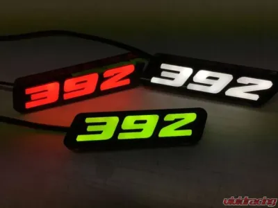 X Lume Challanger 392 Illuminated Badge For 2016 Challanger White - 392-W