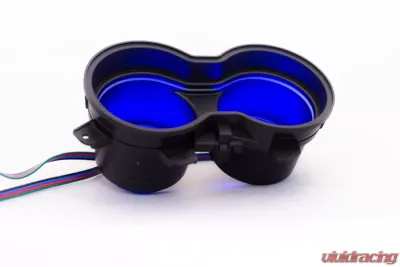X Lume Chrysler 300/Charger Hellcat Illuminated Cup Holder Swap N Glow For 2011-2021 Chrysler 300/Charger RGB Color Shift W/Wifi - CC-SG-A-WF