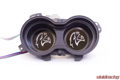 X Lume Chrysler 300/Charger Hellcat Illuminated Cup Holder Swap N Glow For 2011-2021 Chrysler 300/Charger RGB Color Shift W/Wifi - CC-SG-A-WF
