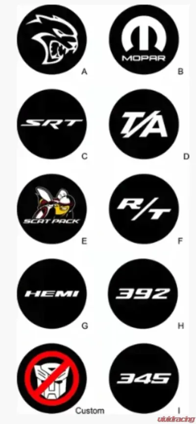 X Lume Chrysler 300/Charger Scat Pack Illuminated Cup Holder Swap N Glow For 2011-2021 Chrysler 300/Charger White - CC-SG-E-W