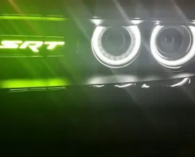 X Lume SRT Illuminated Badge For 2015-2021 Challenger/Charger RGB Color Shift W/RF