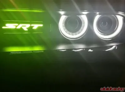X Lume SRT Illuminated Badge For 2015-2021 Challenger/Charger RGB Color Shift W/RF - CCSRT-CS-RF