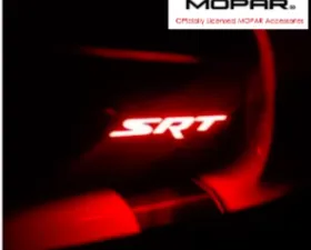 X Lume SRT Illuminated Badge For 2015-2021 Challenger/Charger Red