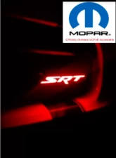 X Lume SRT Illuminated Badge For 2015-2021 Challenger/Charger Red                                     - CCSRT-R - Image 2