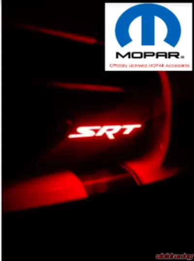 X Lume SRT Illuminated Badge For 2015-2021 Challenger/Charger Red - CCSRT-R