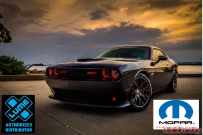 X Lume SRT Illuminated Badge For 2015-2021 Challenger/Charger Red - CCSRT-R