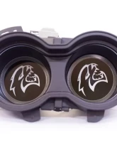 X Lume Challenger Hellcat Illuminated Cup Holder Swap N Glow For 2015-2021 Challenger RGB Color Shift W/RF                                     - CH-SG-A-RFC - Image 3