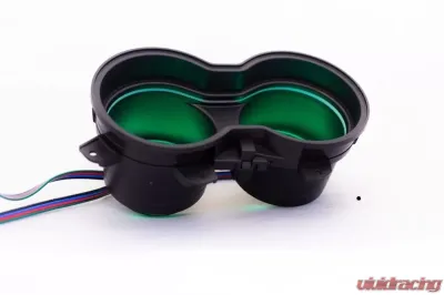 X Lume Challenger Hellcat Illuminated Cup Holder Swap N Glow For 2015-2021 Challenger RGB Color Shift W/Wifi - CH-SG-A-WFC