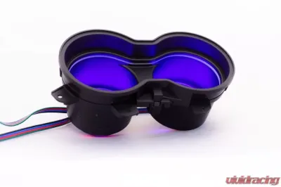 X Lume Challenger Hellcat Illuminated Cup Holder Swap N Glow For 2015-2021 Challenger RGB Color Shift W/Wifi - CH-SG-A-WFC