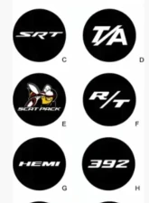 X Lume Challenger SRT Illuminated Cup Holder Swap N Glow For 2015-2021 Challenger RGB Color Shift W/RF                                     - CH-SG-C-RFC - Image 12