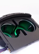 X Lume Challenger SRT Illuminated Cup Holder Swap N Glow For 2015-2021 Challenger RGB Color Shift W/RF                                     - CH-SG-C-RFC - Image 4