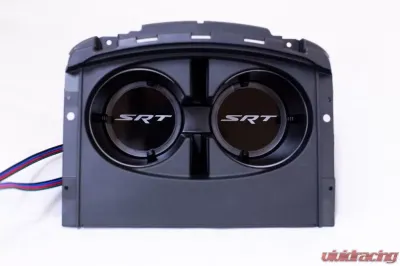 X Lume Challenger SRT Illuminated Cup Holder Swap N Glow For 2015-2021 Challenger RGB Color Shift W/RF - CH-SG-C-RFC