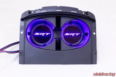 X Lume Challenger SRT Illuminated Cup Holder Swap N Glow For 2015-2021 Challenger RGB Color Shift W/Wifi - CH-SG-C-WFC