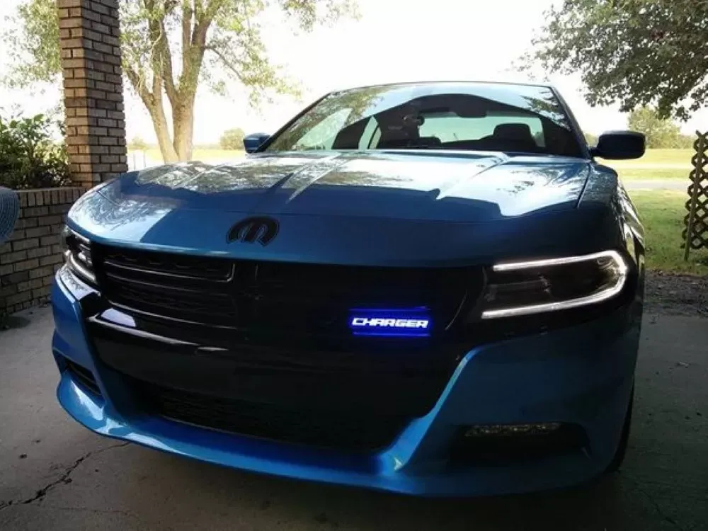 X Lume Charger Illuminated Emblem For 83-20 Dodge Charger Red - CHARGER-R