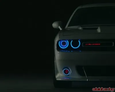 X Lume Challenger 3D Illuminated Emblems For 1970-2021 Dodge Challenger Red - Challenger-R