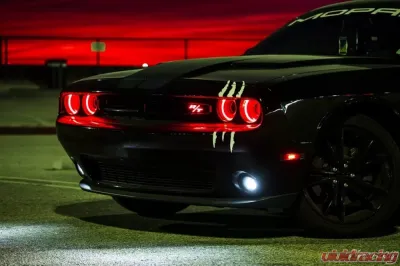 X Lume Challanger R/T Illuminated Badge For 08-14 Challanger RGB Color Shift Large W/RF - RT-LG-CS-RF