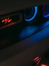 X Lume Challanger R/T Illuminated Badge For 08-14 Challanger RGB Color Shift Large W/RF                                     - RT-LG-CS-RF - Image 4