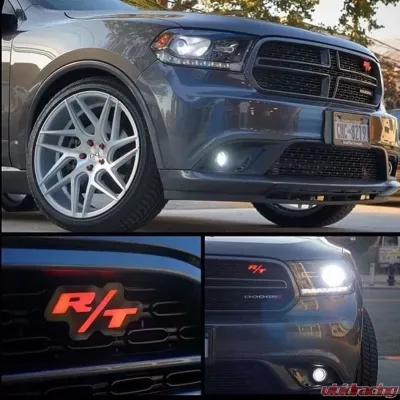 X Lume Challanger R/T Illuminated Badge For 08-14 Challanger RGB Color Shift Large W/RF - RT-LG-CS-RF