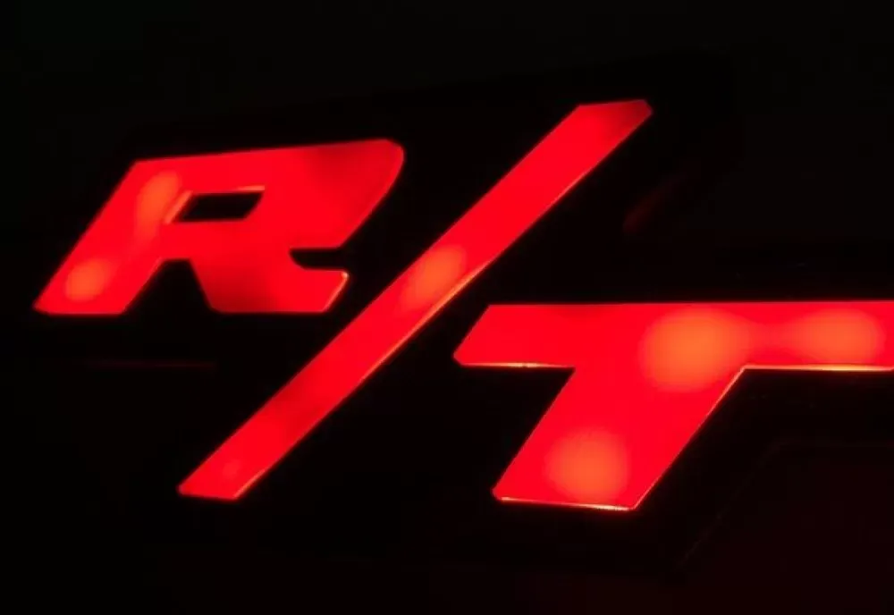 X Lume Challanger R/T Illuminated Badge For 08-14 Challanger RGB Color Shift Small W/RF - RT-SM-CS-RF
