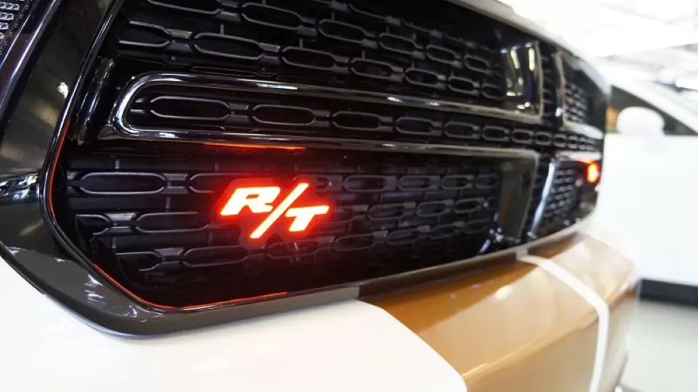 X Lume Challanger R/T Illuminated Badge For 08-14 Challanger RGB Color Shift Small W/WiFi - RT-SM-CS-WF