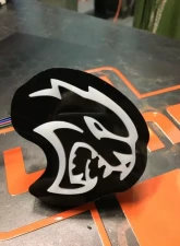 X Lume Challenger 3D Illuminated SRT Hellcat Head Emblems For 15-20 Challenger RGB Color Shift Wifi Controller                                     - SRT-HELLCAT-CS-WF - Image 3