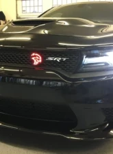 X Lume Challenger 3D Illuminated SRT Hellcat Head Emblems For 15-20 Challenger RGB Color Shift Wifi Controller                                     - SRT-HELLCAT-CS-WF - Image 2