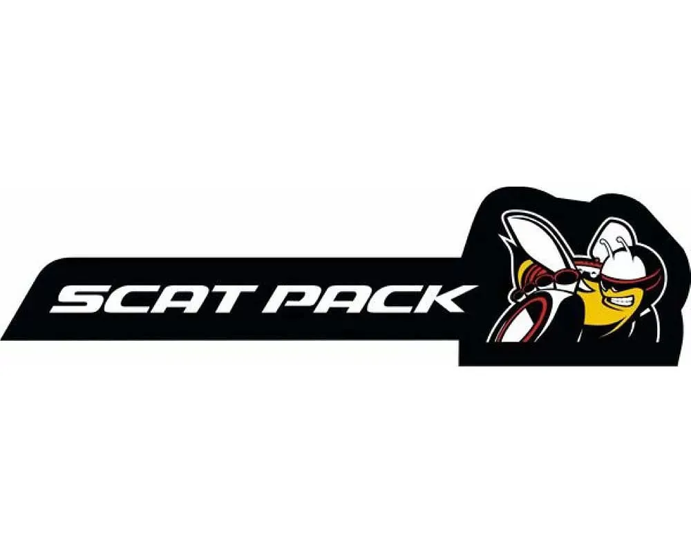 X Lume Scat Pack Illiminated Badge Inner Grille For 15-20 Challenger and 15-20 Charger Long RGB Color Shift W/RF - ScatPackLong-CS-RF