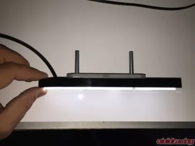 X Lume Grand Cherokee Illuminted SRT Grille Badge For 06-10 Grand Cherokee White - WK1JEEP-W