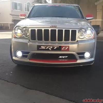 X Lume Grand Cherokee Illuminted SRT Grille Badge For 06-10 Grand Cherokee White - WK1JEEP-W