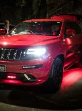 X Lume White WK2 SRT Illuminated Badge Jeep 2010-2023                                     - WK2JEEP-W - Image 2