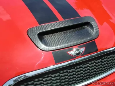 Racing Dynamics Carbon Fiber Hood Scoop Mini Cooper S | Coupe | Clubman | Roadster 2007-2015 - 121 18 56 050