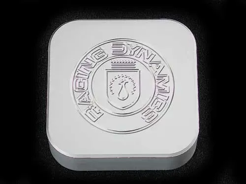 Racing Dynamics Silver Billet Aluminum Oil Cap Cover BMW - 131 74 00 104
