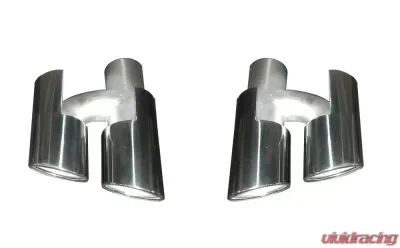 Racing Dynamics Sport Tail Pipe Tips Porsche Panamera 4 09-13 - 970 04 40 372