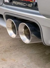 Racing Dynamics Twin Tail Pipe Tips Porsche 987 Boxster | Cayman 05-12                                     - 987 08 00 372 - Image 3