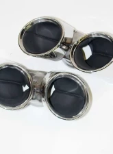 Racing Dynamics Sport Quad Style Tail Pipe Tips for Porsche 991 Carrera 2012-2016                                     - 991 08 00 376 - Image 2