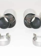 Racing Dynamics Sport Quad Style Tail Pipe Tips for Porsche 991 Carrera 2012-2016                                     - 991 08 00 376 - Image 4