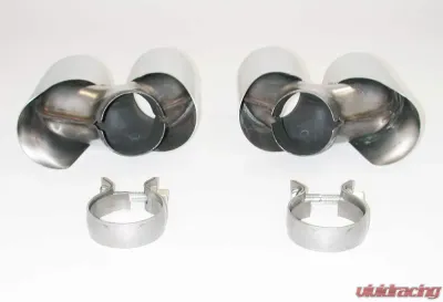 Racing Dynamics Sport Quad Style Tail Pipe Tips for Porsche 991 Carrera 2012-2016 - 991 08 00 376