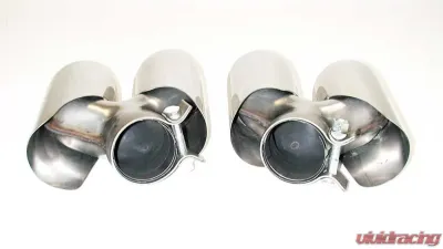 Racing Dynamics Sport Quad Style Tail Pipe Tips for Porsche 991 Carrera 2012-2016 - 991 08 00 376