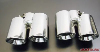 Racing Dynamics Twin Tail Pipe Tips Porsche 997 3.6L/3.8L Non-Turbo 05-12 - 997 08 00 372