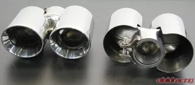 Racing Dynamics Twin Tail Pipe Tips Porsche 997 3.6L/3.8L Non-Turbo 05-12 - 997 08 00 372
