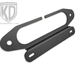 KD Fabworks License Plate Mount for Hawse Fairleads